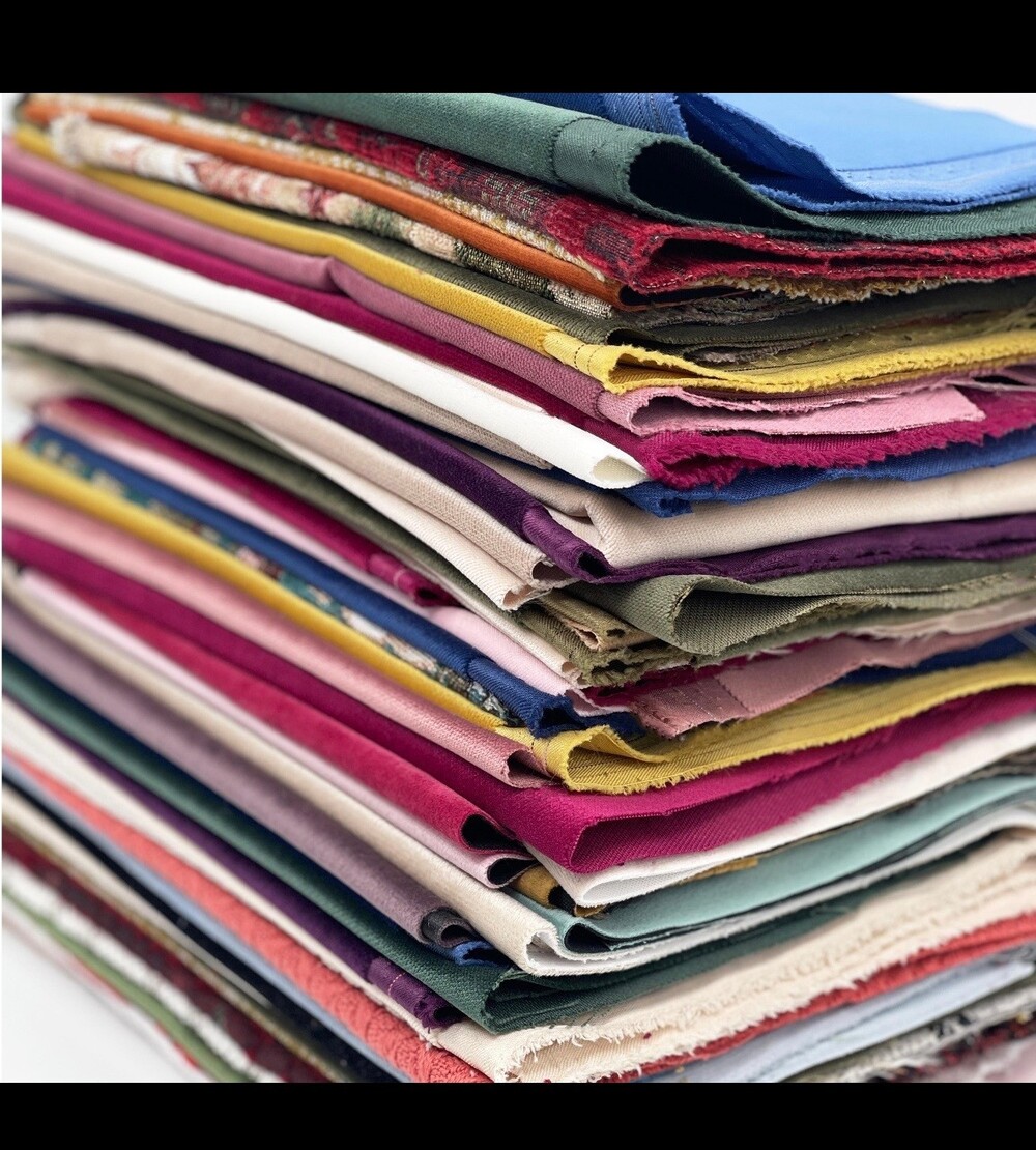 Assorted Cotton Fabric scraps 5lb box Quilting Craft Supplies Bundle